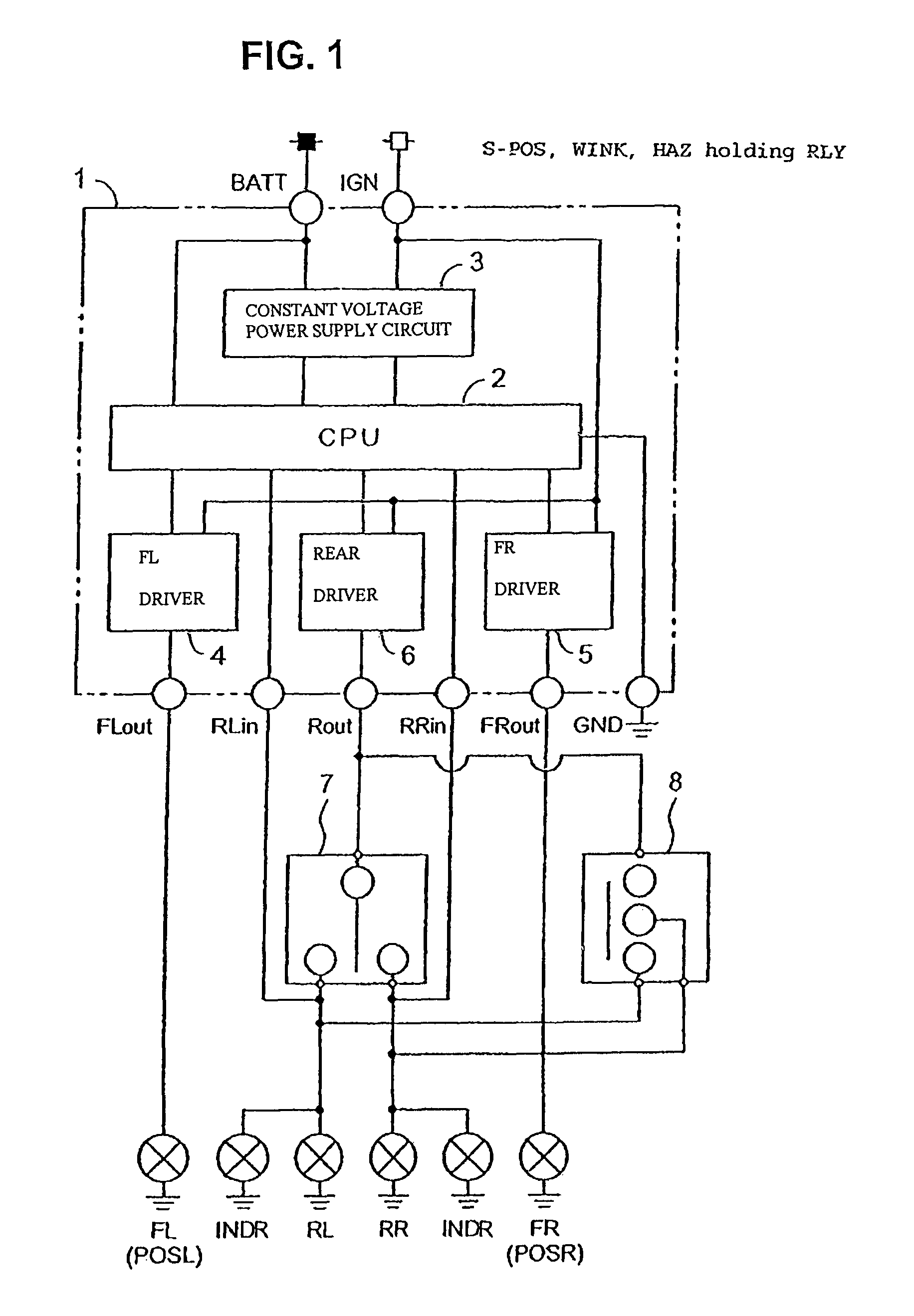 Lighting system for vehicle and vehicle incorporating same