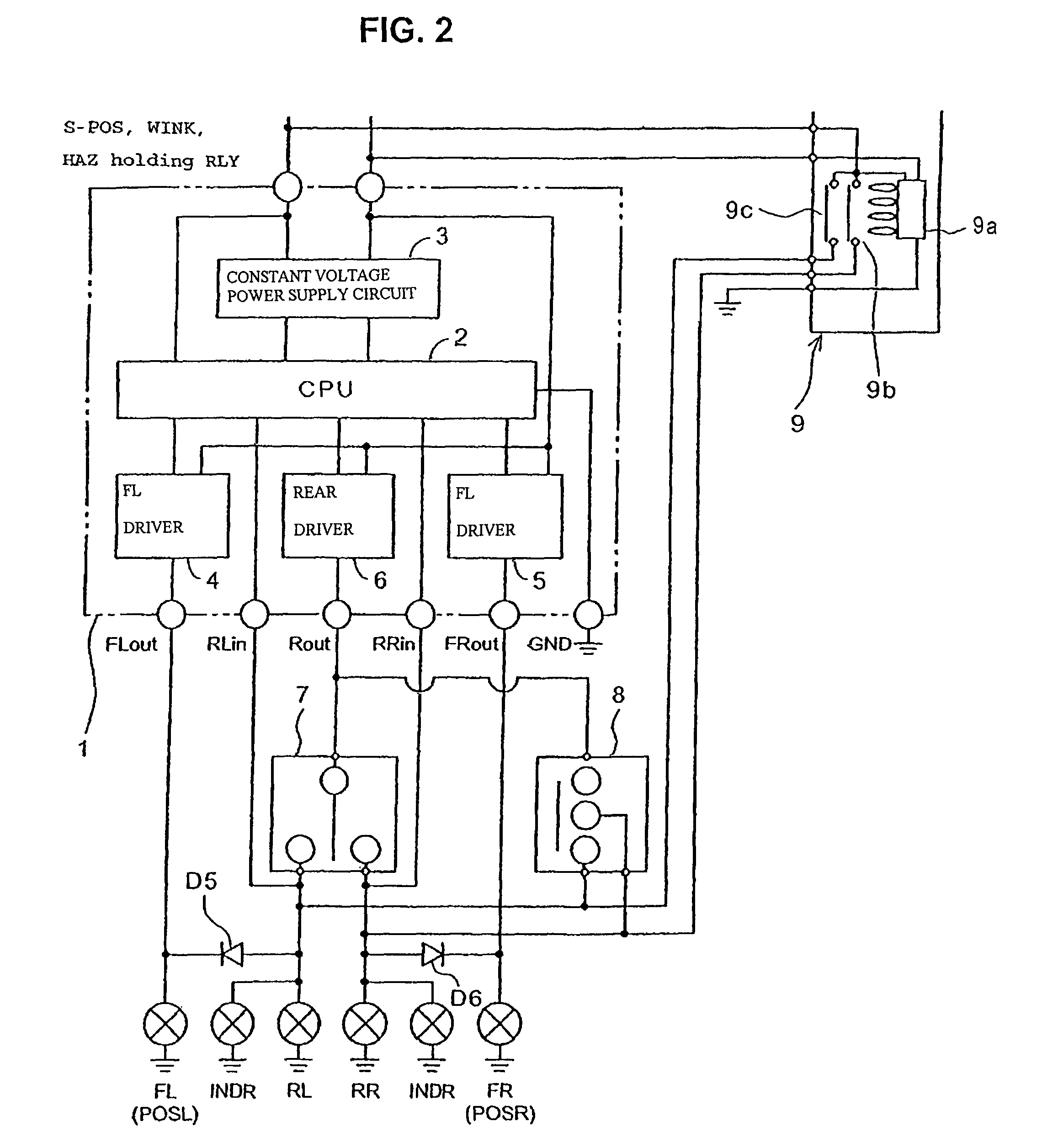 Lighting system for vehicle and vehicle incorporating same