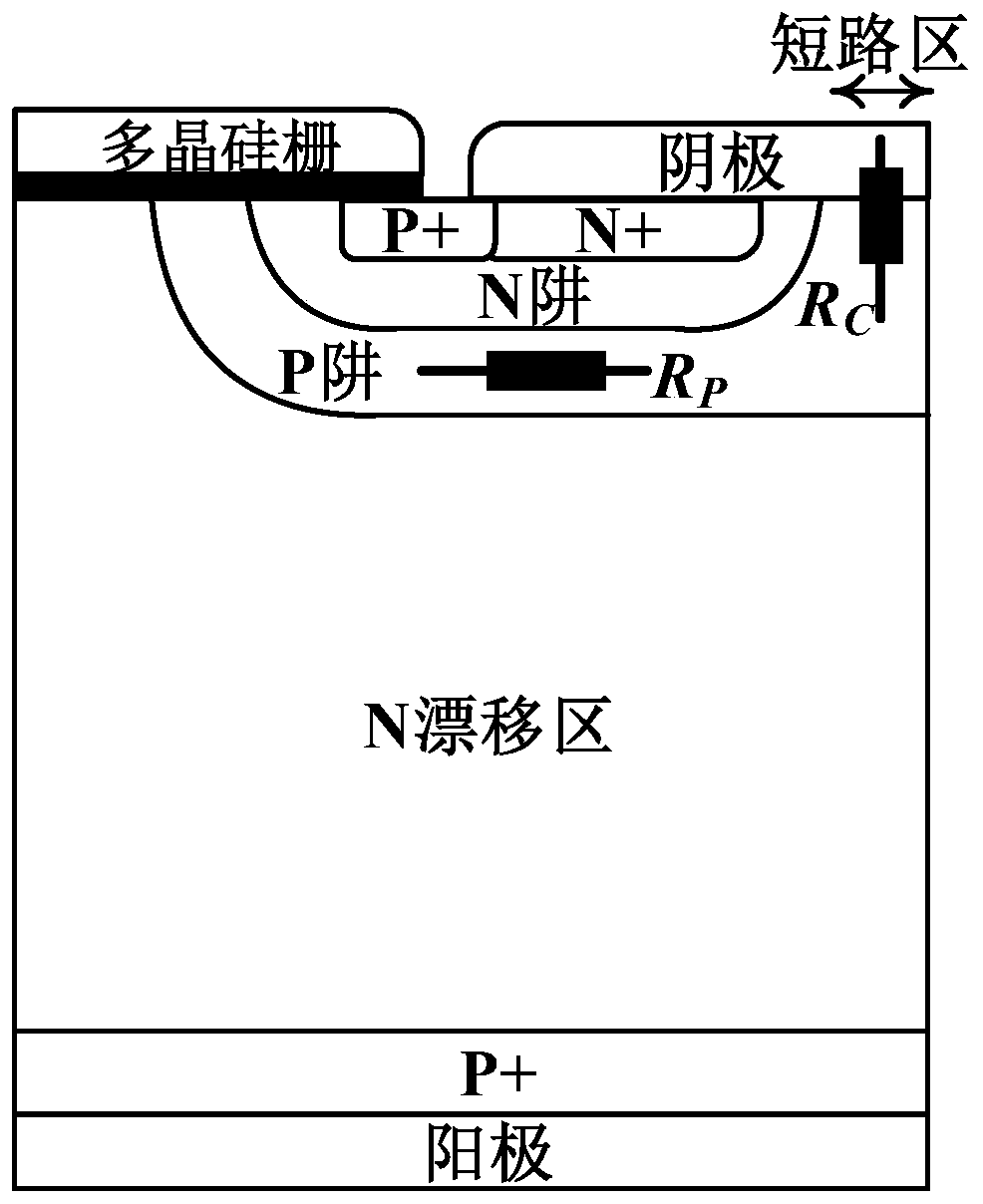 Direct-current solid-state circuit breaker based on cathode short-circuit grid-control thyristor