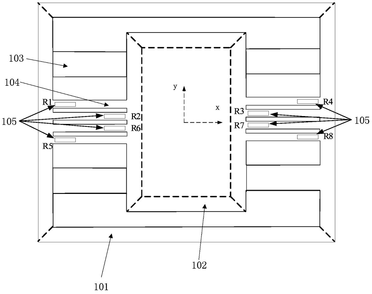 A piezoresistive acceleration sensor and its manufacturing method