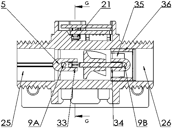 Photoelectric through-beam turbine flow meter and its cascaded application