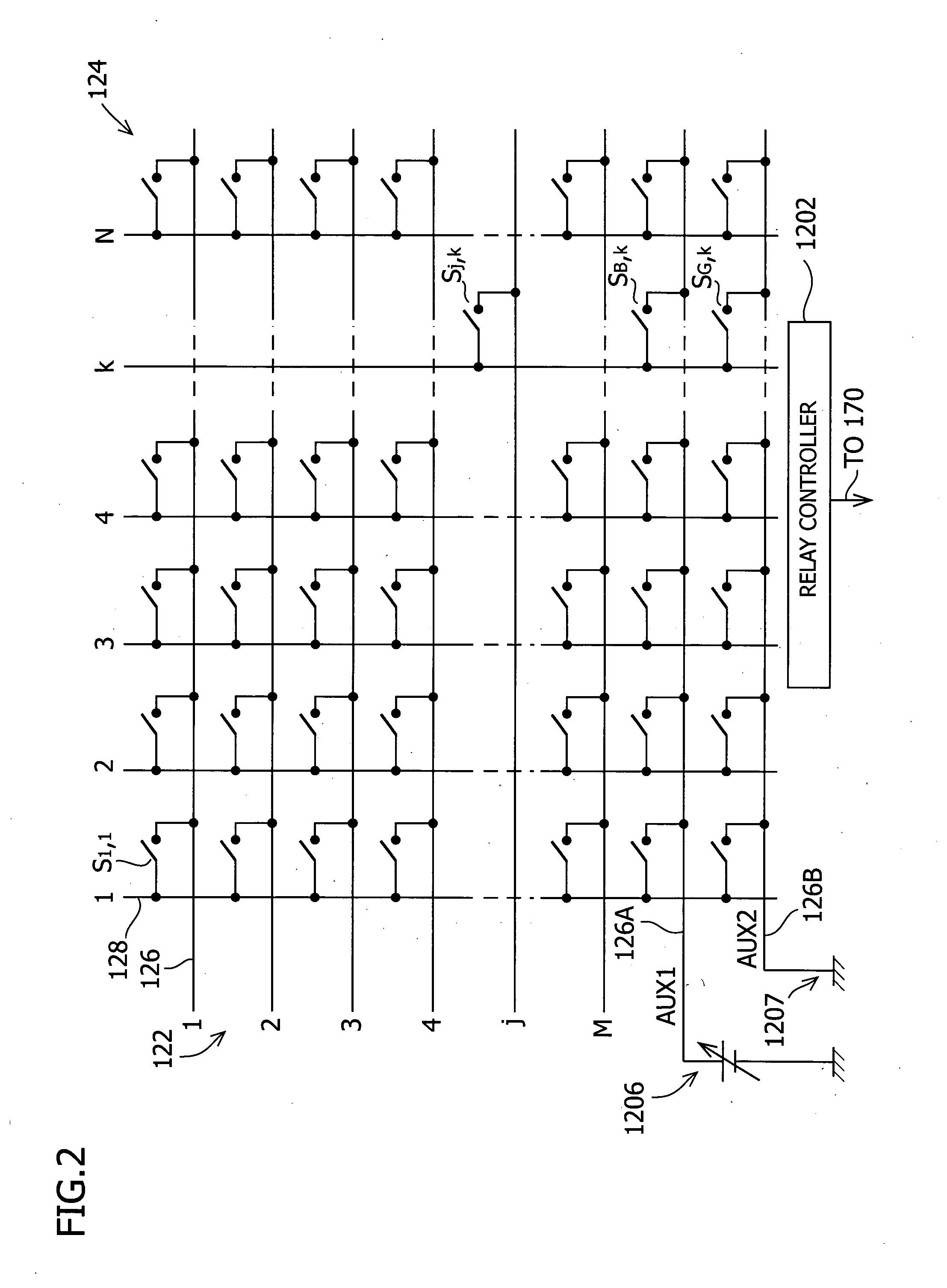Switching matrix apparatus for semiconductor characteristic measurement apparatus