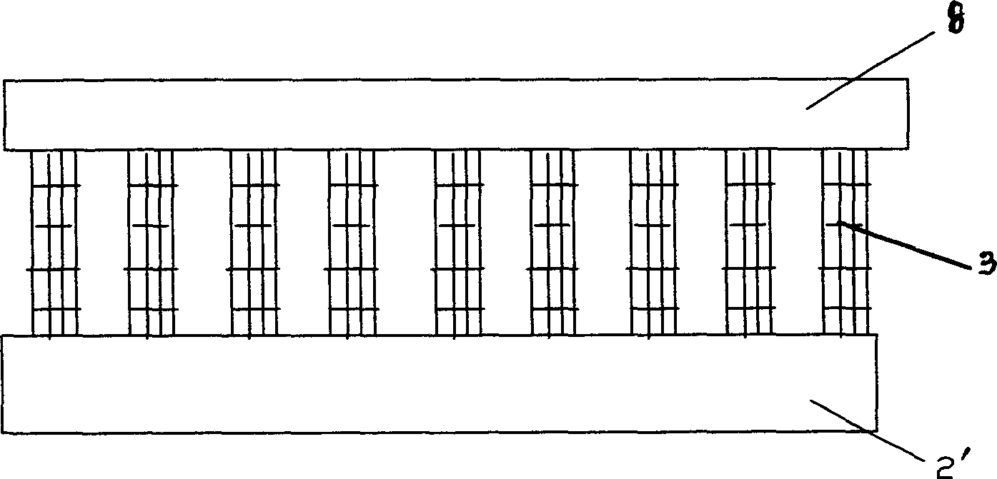 Die-casting die of 3D columnar fin type radiator and its die-casting method