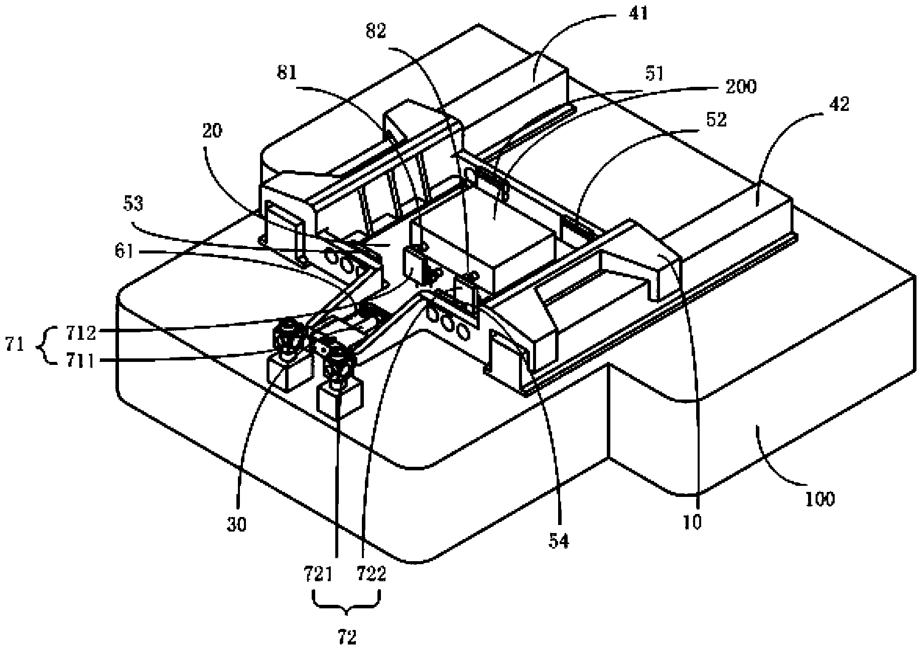 Nanometer positioning device and system