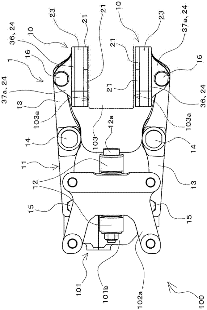 Disc brake pad and brake caliper device