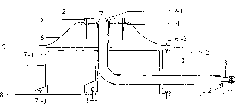 Embedded-type gas cooker