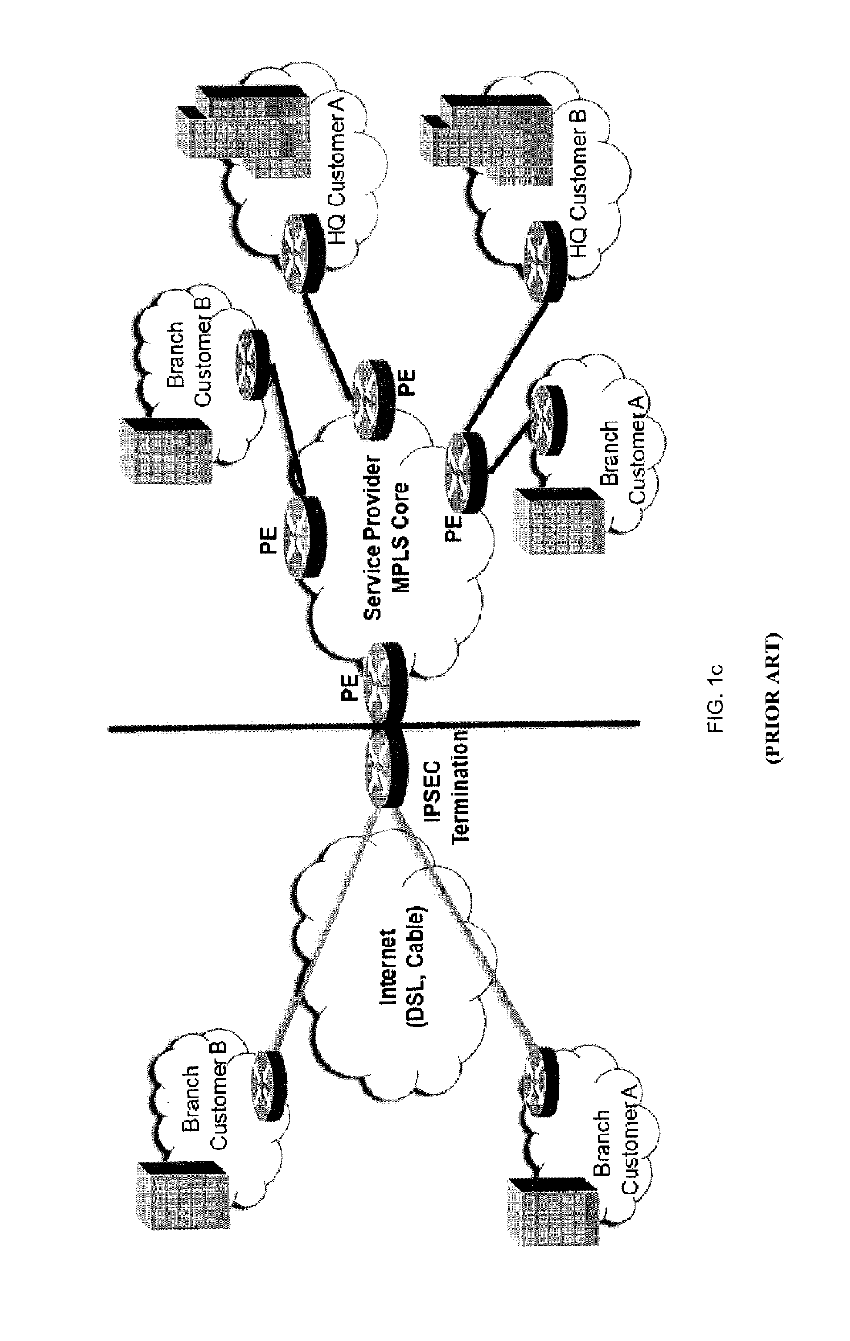 System, apparatus and method for providing improved performance of aggregated/bonded network connections with multiprotocol label switching