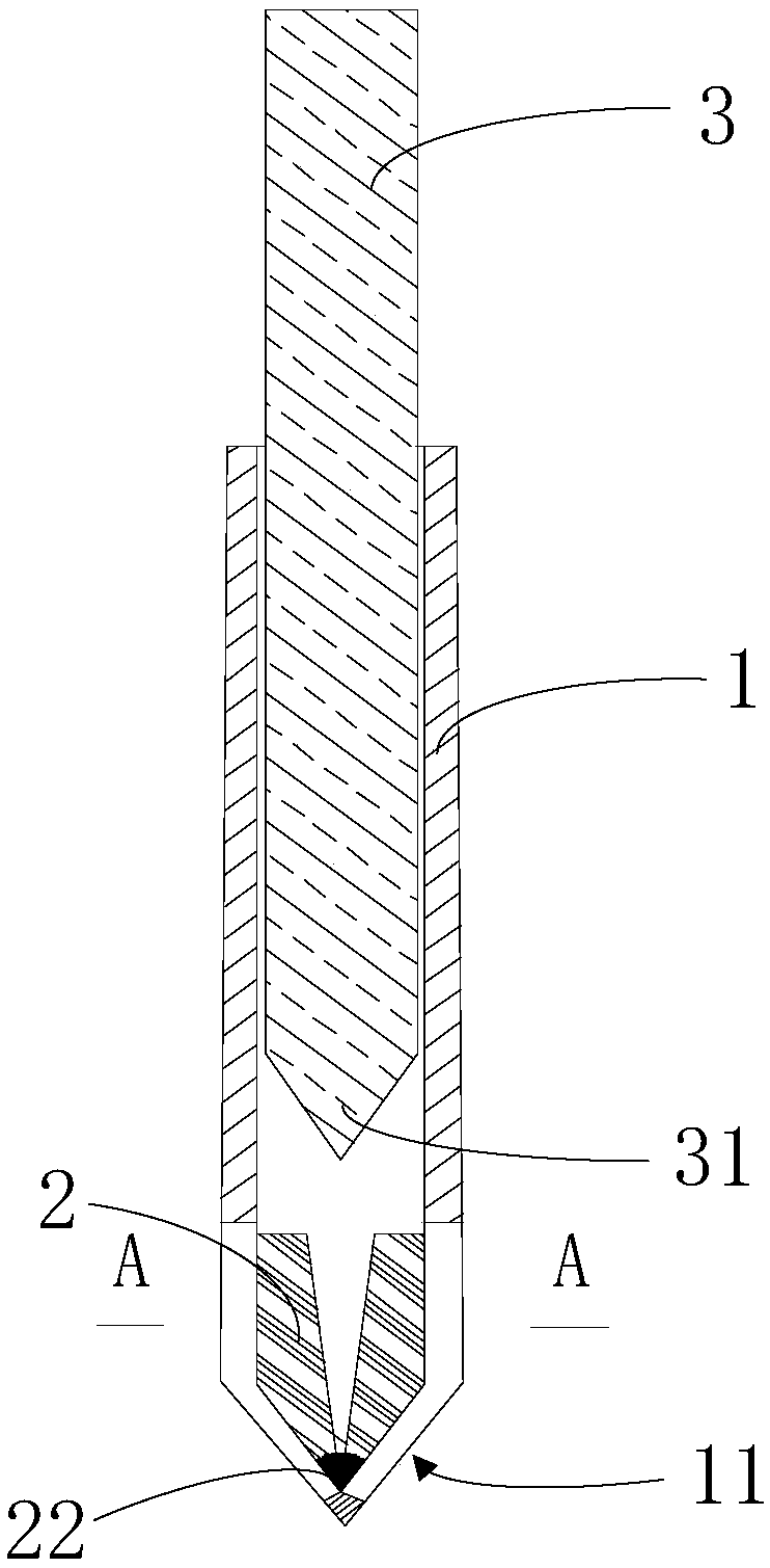 Foundation pit inclined strut device and foundation pit inclined strut construction method