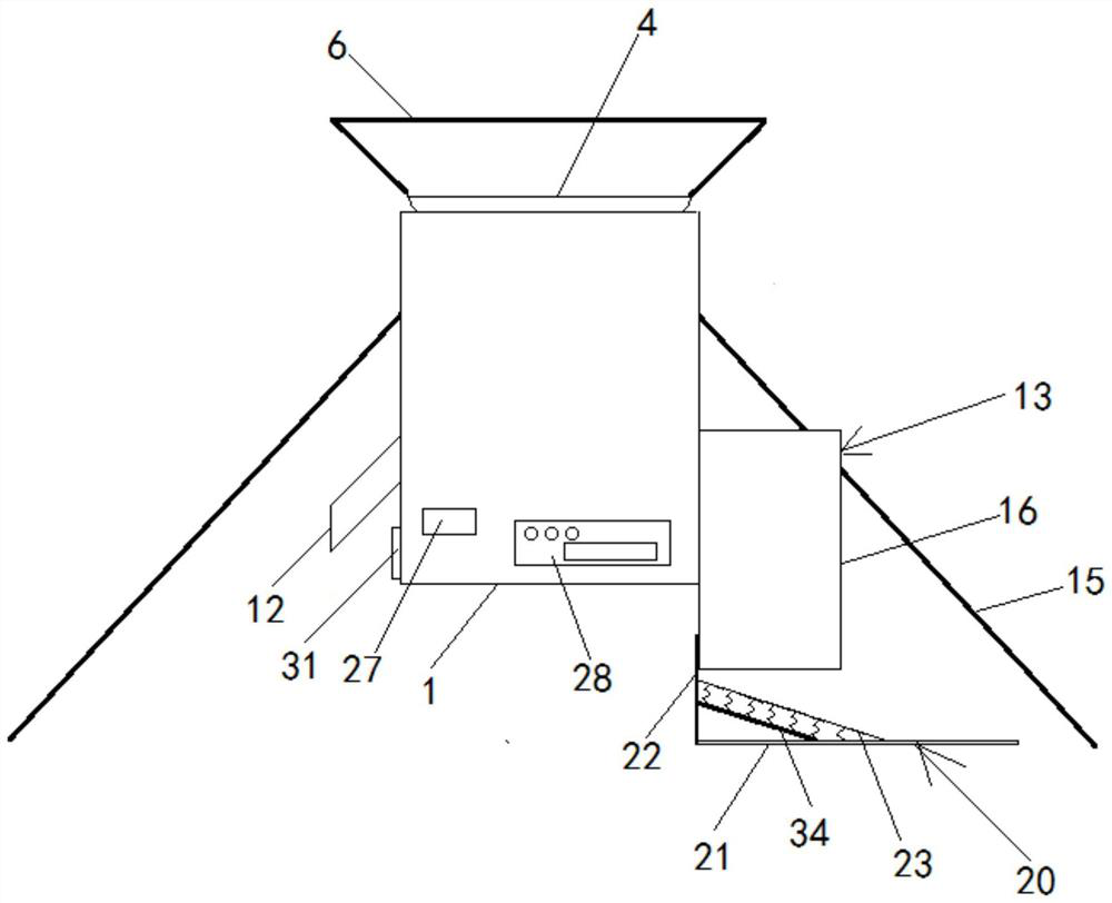 An electrical automatic blanking device