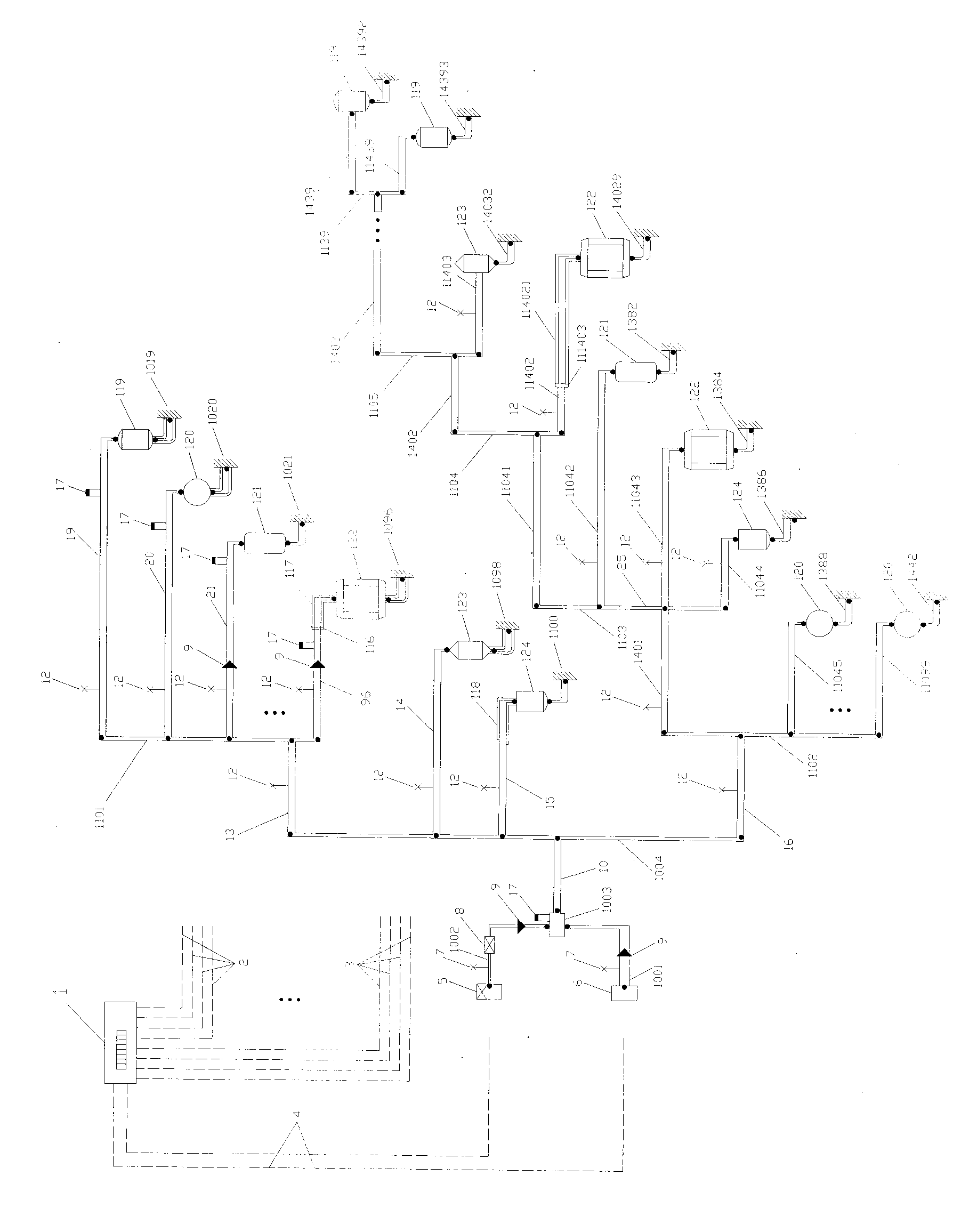 Automatic deashing device for thermal-powered or thermoelectric boilers