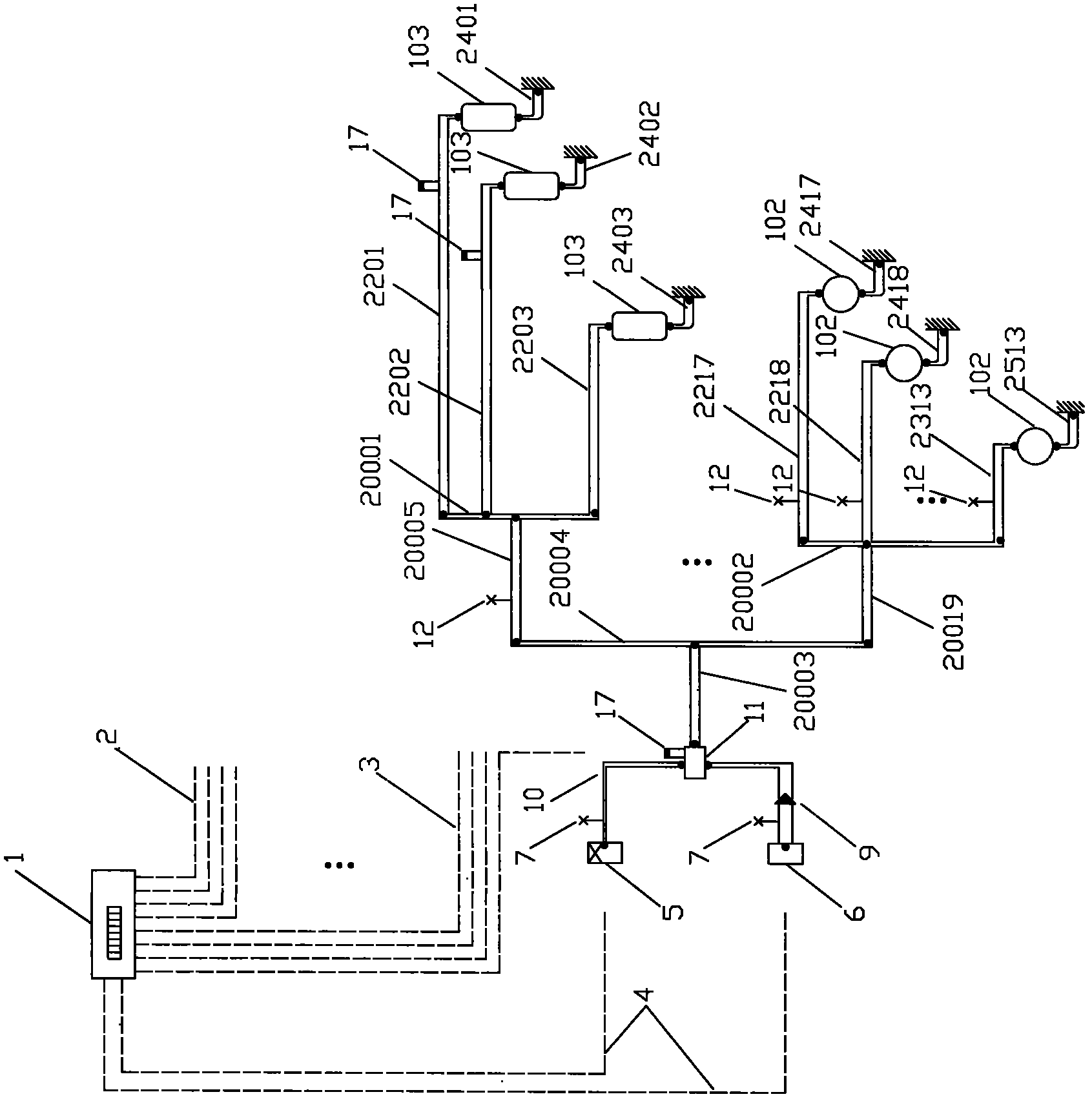 Automatic deashing device for thermal-powered or thermoelectric boilers