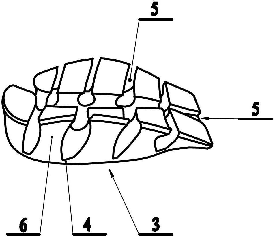 Sole with damping column