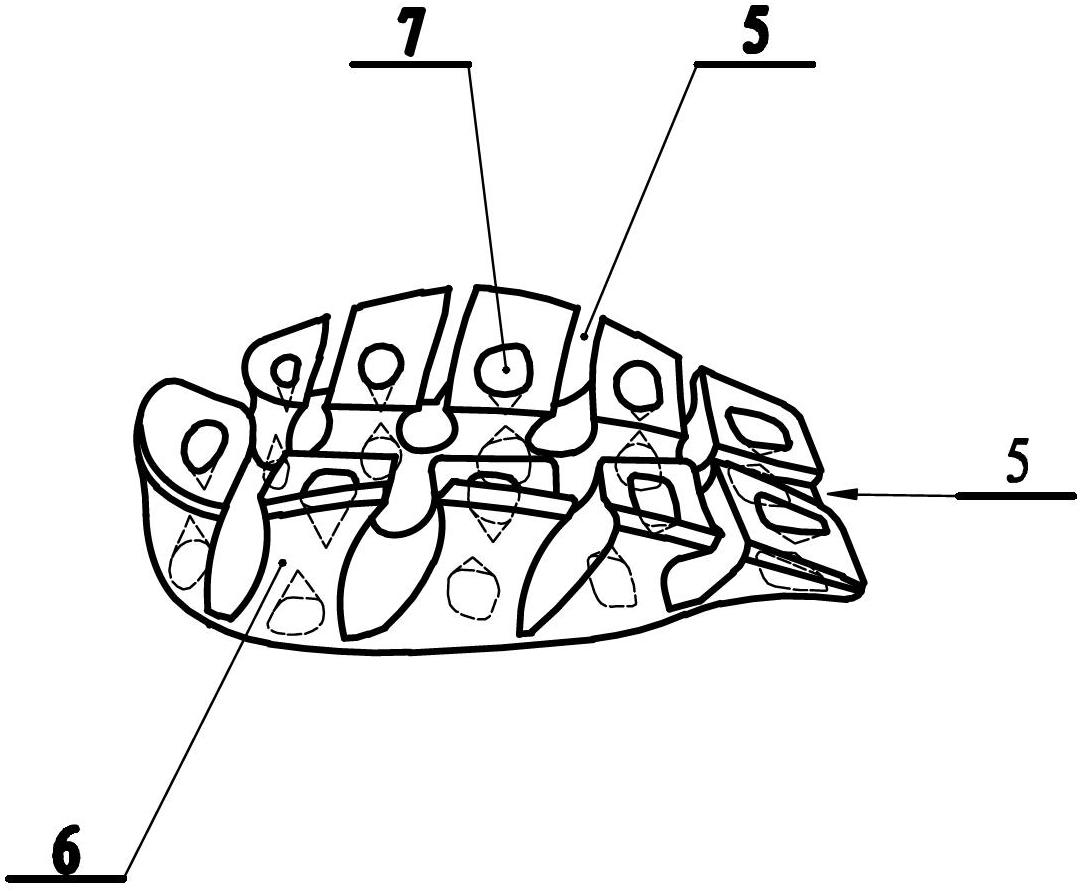 Sole with damping column