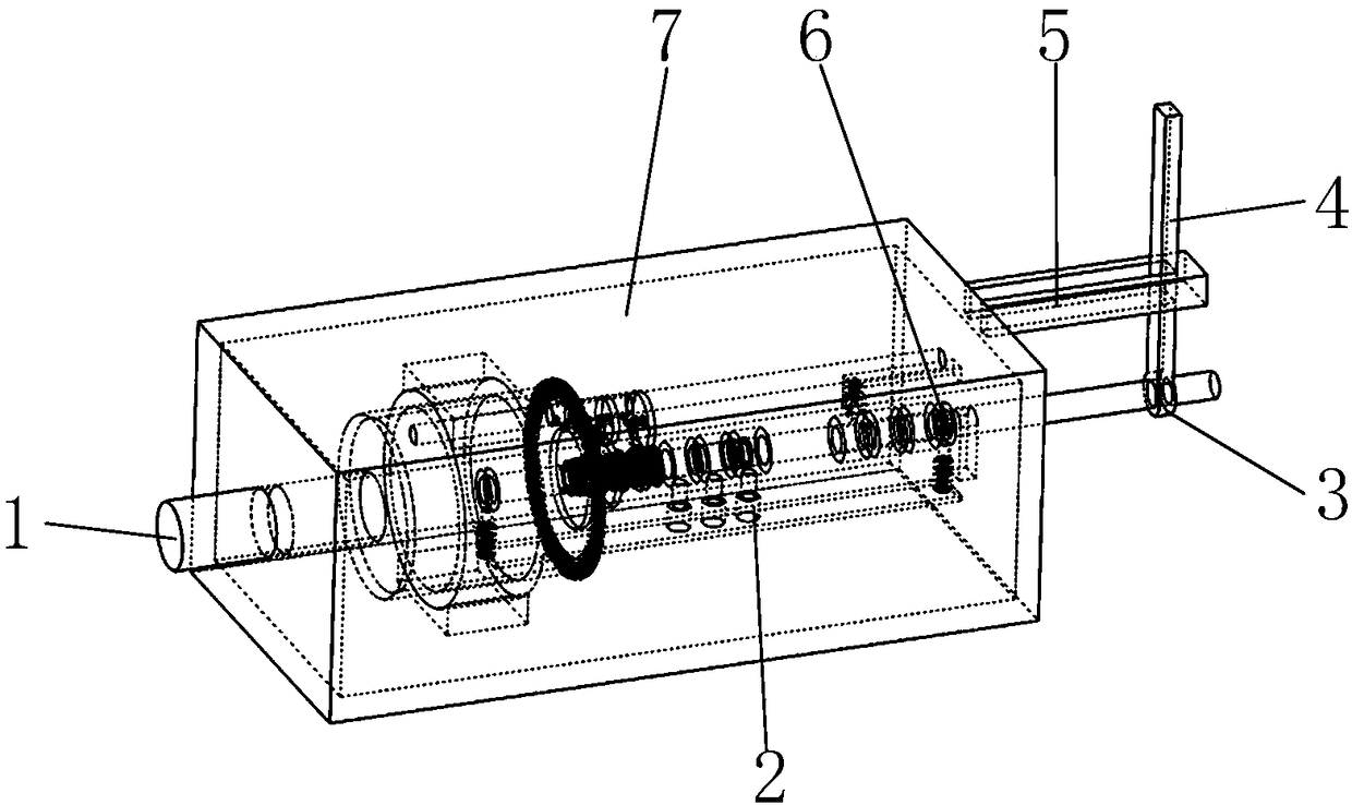 Gear transmission gearbox with gear collision preventing function