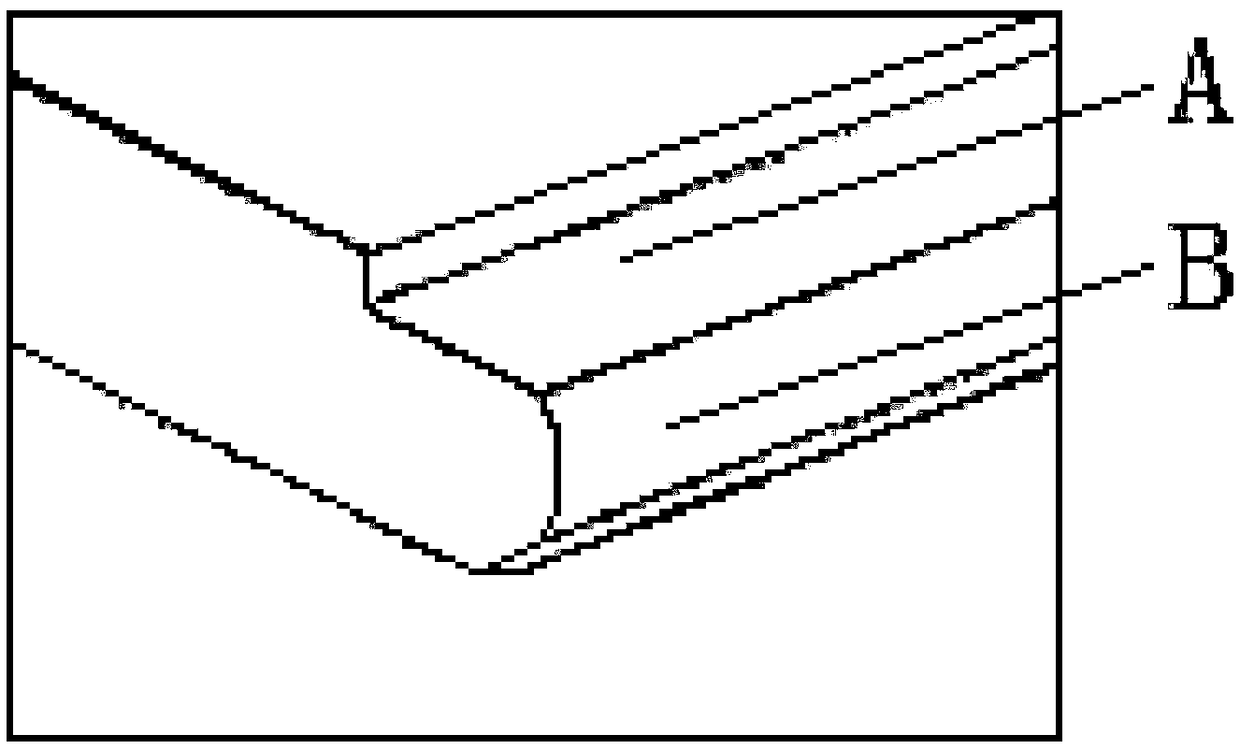 Measurement method for back-illuminated wafer crystal edge scribing depth