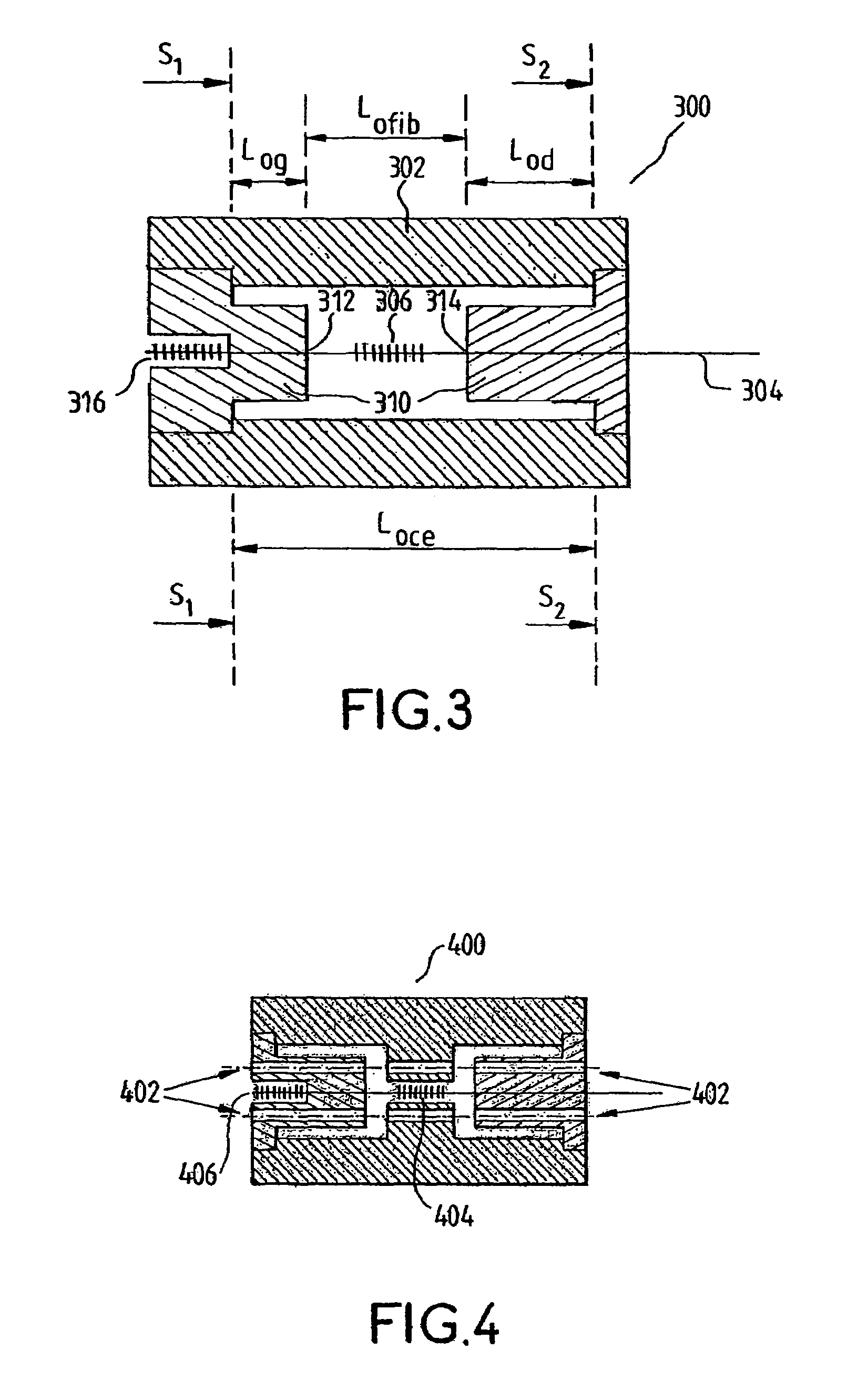 Uniaxial thermal and/or mechanical deformation-measuring device system and method employing a Bragg grating optical fibre
