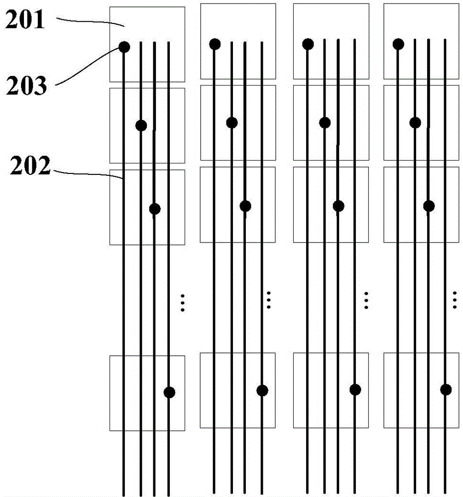 Array substrate, embedded touch screen and display device