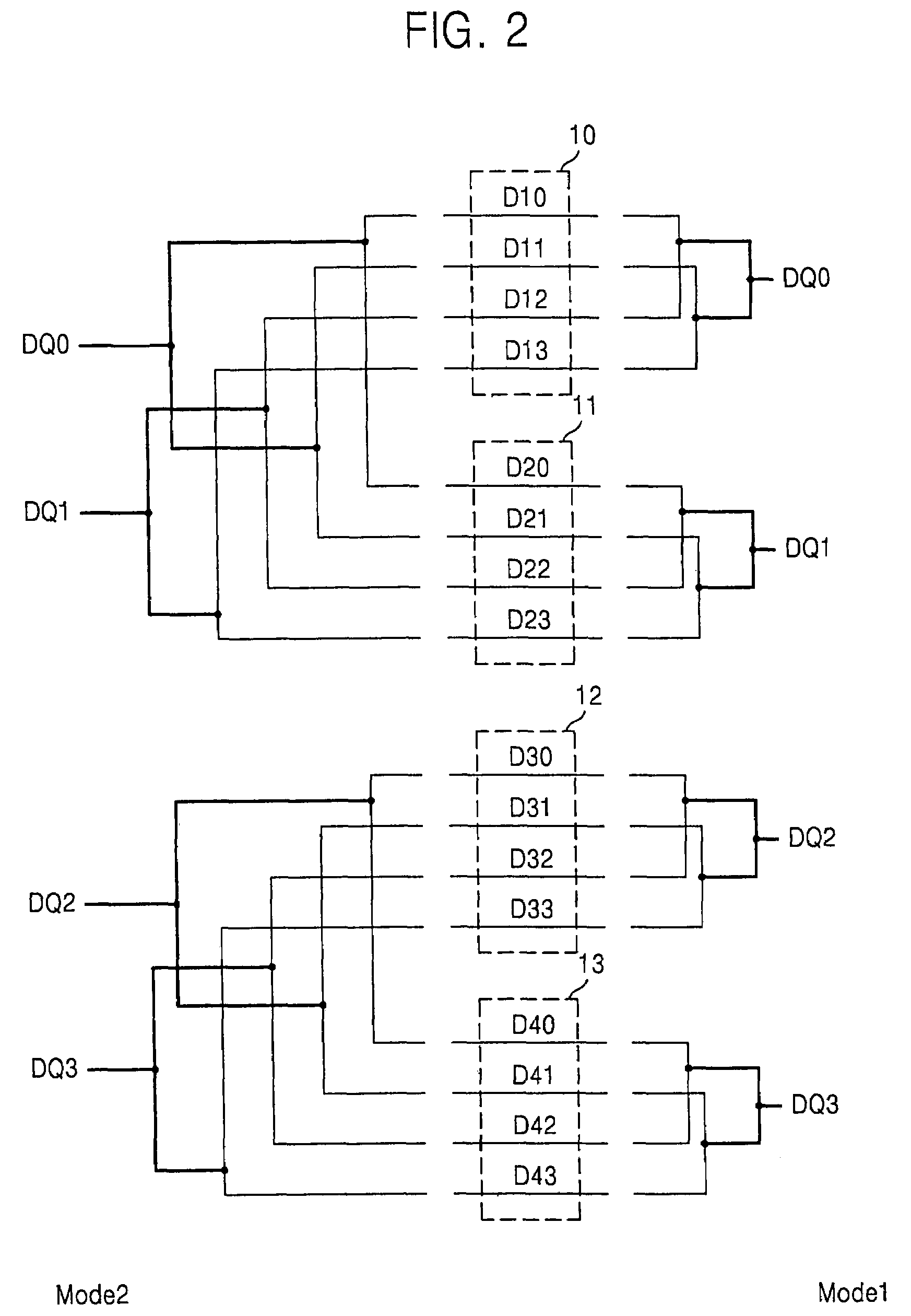 Parallel bit test circuit and method for semiconductor memory device