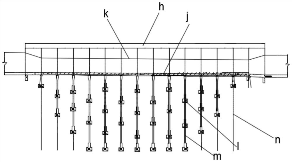 Regional bedding rock slope reinforcing and protecting structure