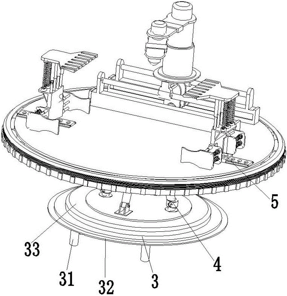 Full-automatic collection device for ocean water environment inspection and observation equipment