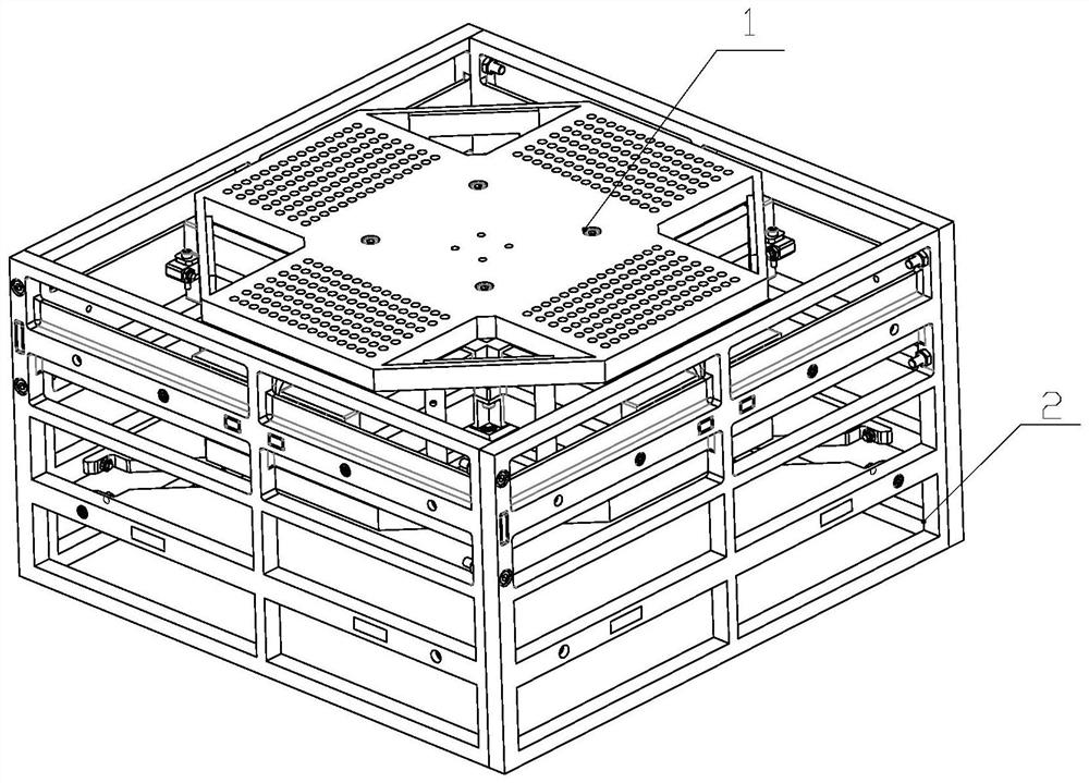 Spatial six-degree-of-freedom magnetic suspension vibration isolation platform