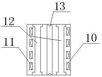 A kind of intelligent blower raising and lowering flag device
