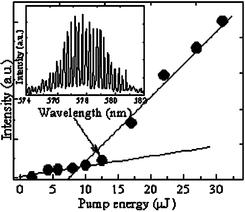 Multiband echo wall mode type fiber laser based on polydimethylsiloxane (PDMS) and processing method thereof