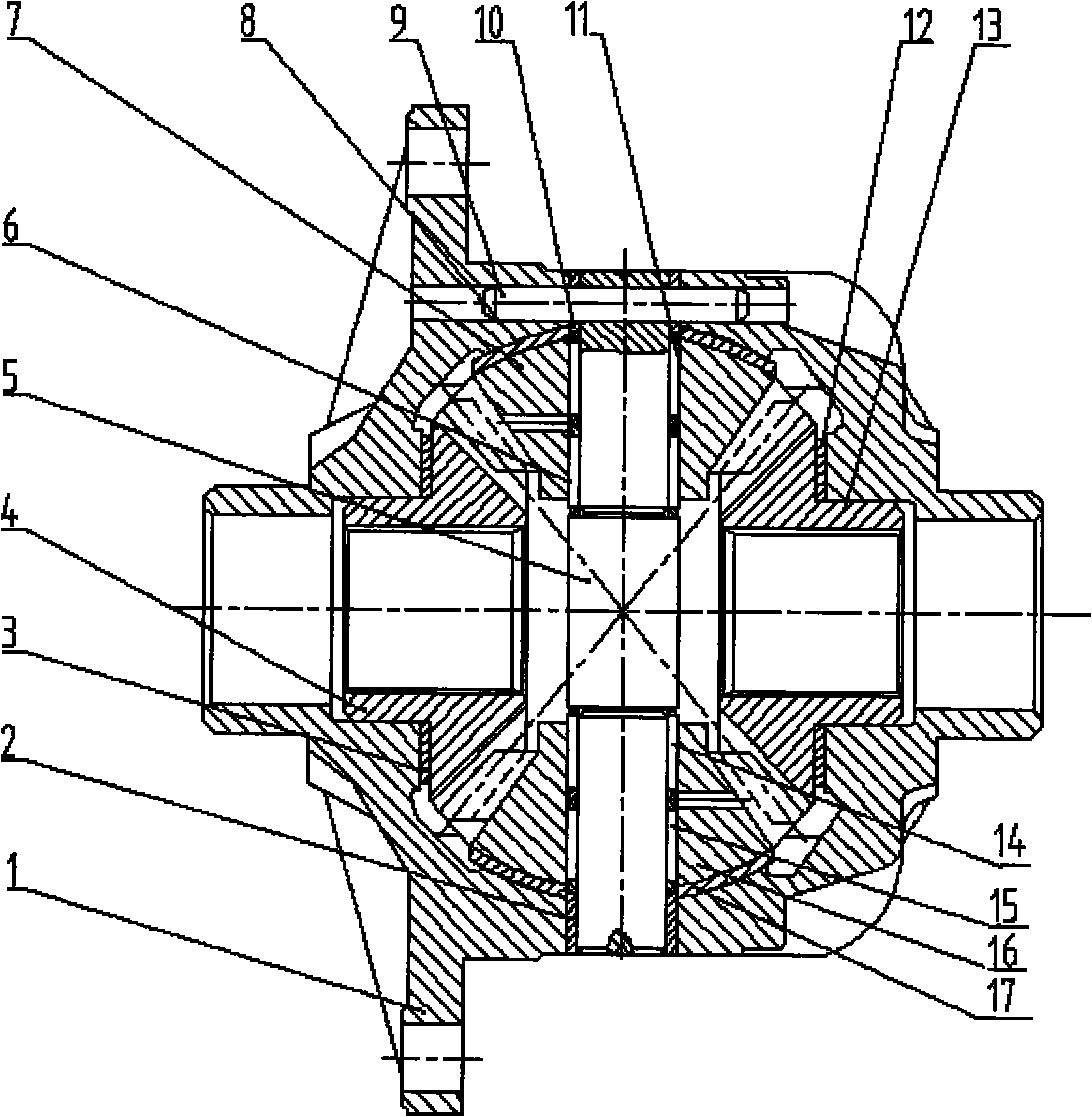 Differential-speed dynamic coupling device