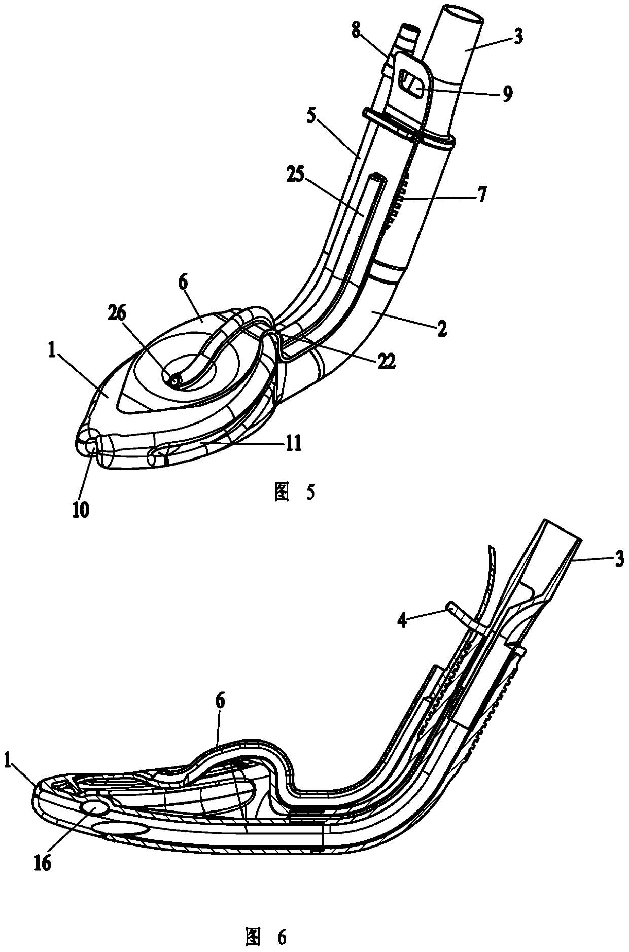 Method, device and system for assisting insertion of laryngeal mask