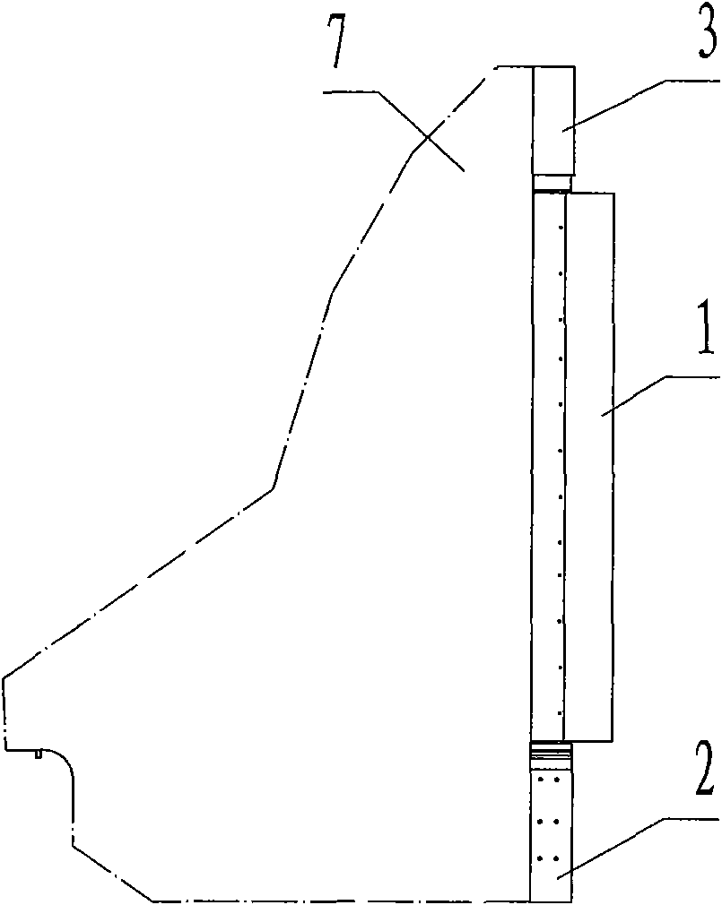 Device for reducing drag between high-speed multiple unit trains