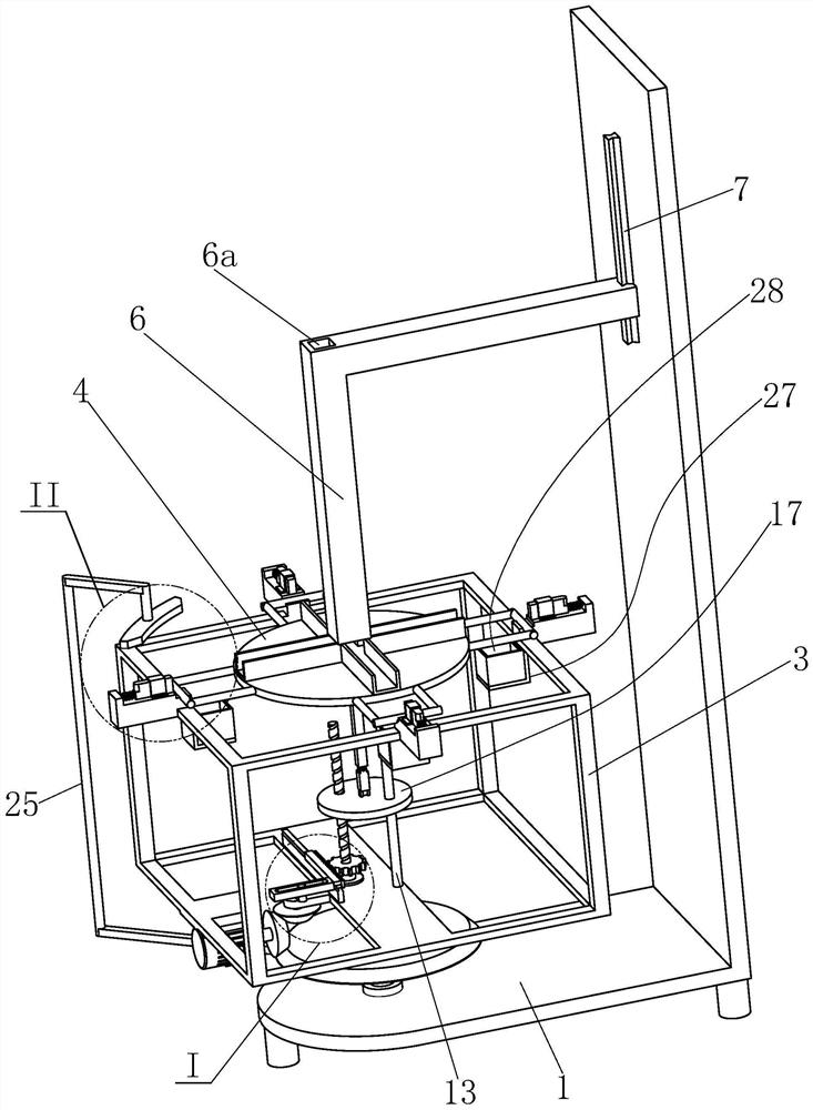 Four-way dumping type semi-automatic distributor for motor end covers