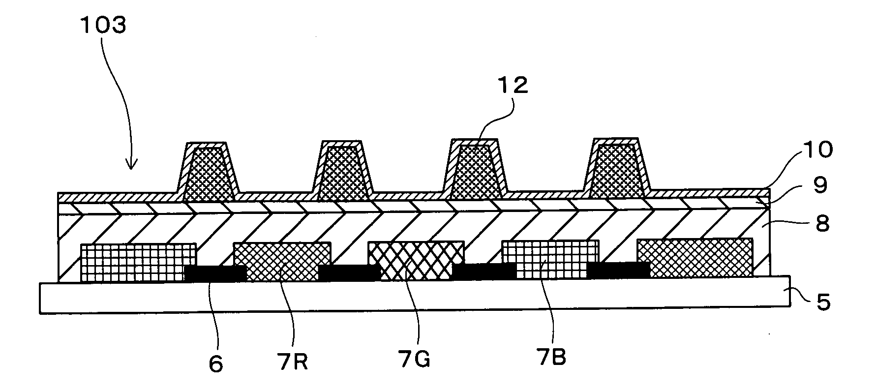 Black Resin Composition for Display Device, and Member for Display Device