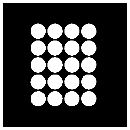 Projector calibration method based on Gold matrix projection