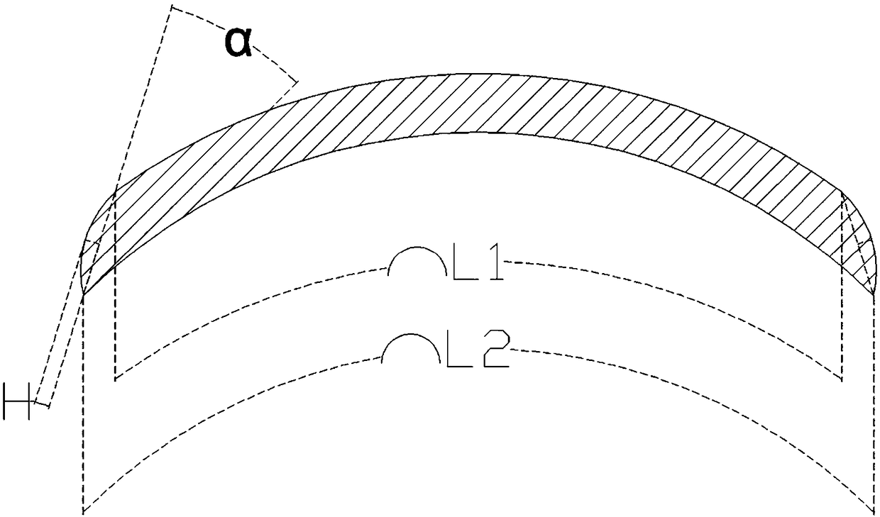 Motor permanent magnet magnetic pole transition structure for improving normal electromagnetic force