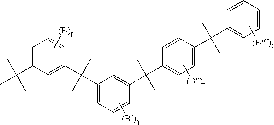 Branched polyphenylene polymers