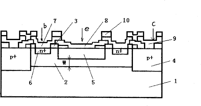 Method for manufacturing integrated PNP differential pair tube