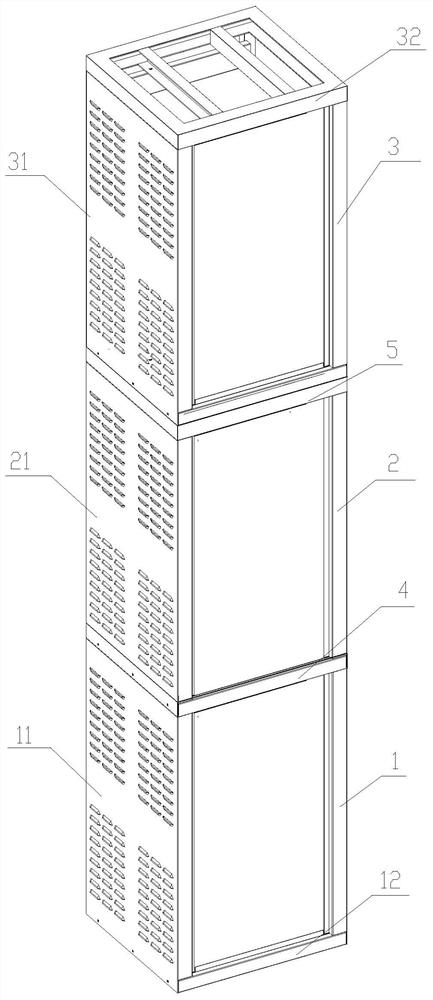 Multi-level electrical cabinet