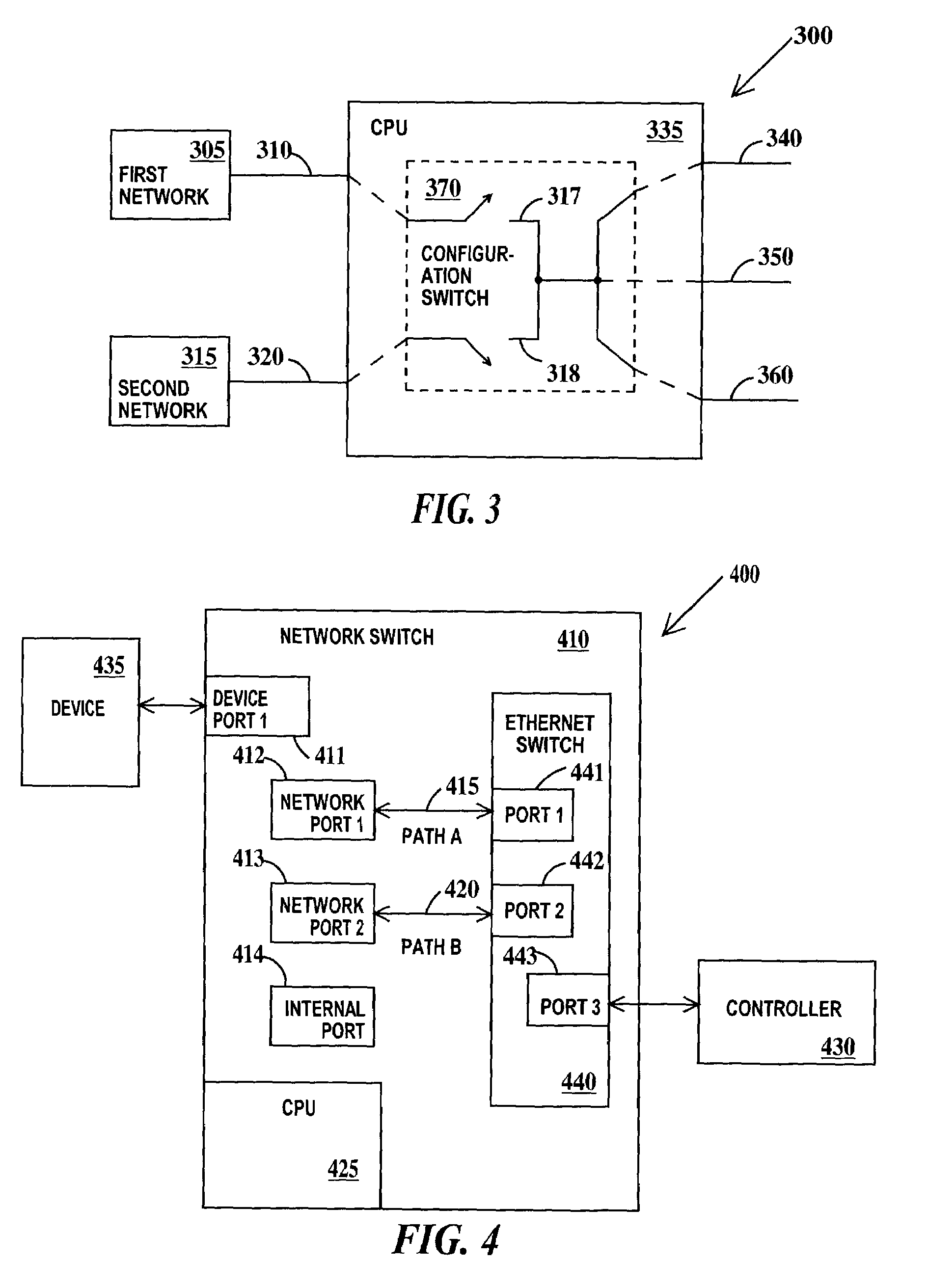 Redundant network interface for ethernet devices
