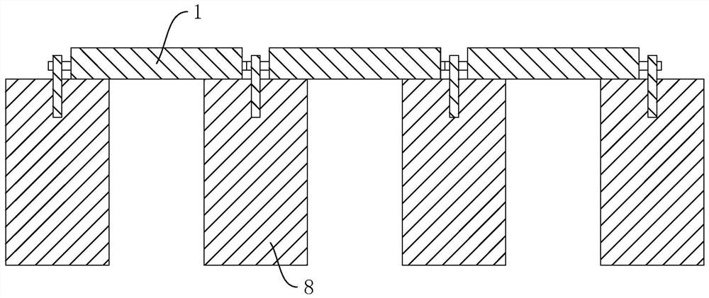 Laminated concrete member and joint structure and construction method thereof