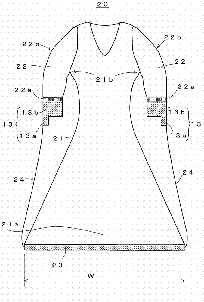 Knitting method of fabric by flatbed knitting machine
