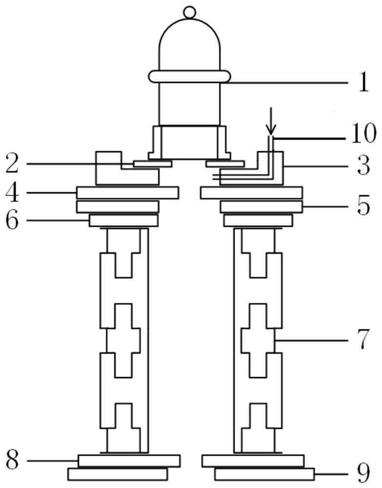 Photoelectron suppression ionization source device