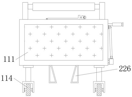 Blast hole backfilling device convenient to move for engineering blasting