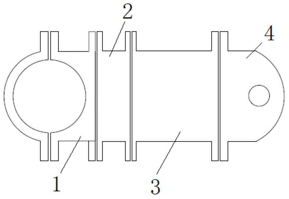 Cross beam vibration absorption structure of vehicle instrument