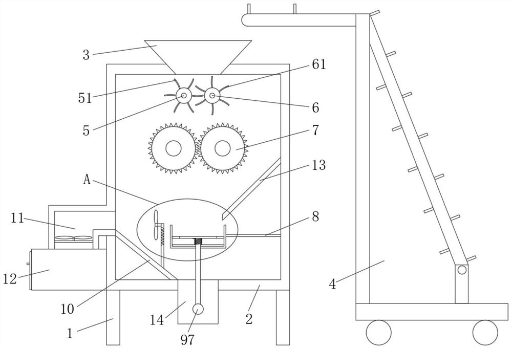 Anti-blocking straw pulverizer