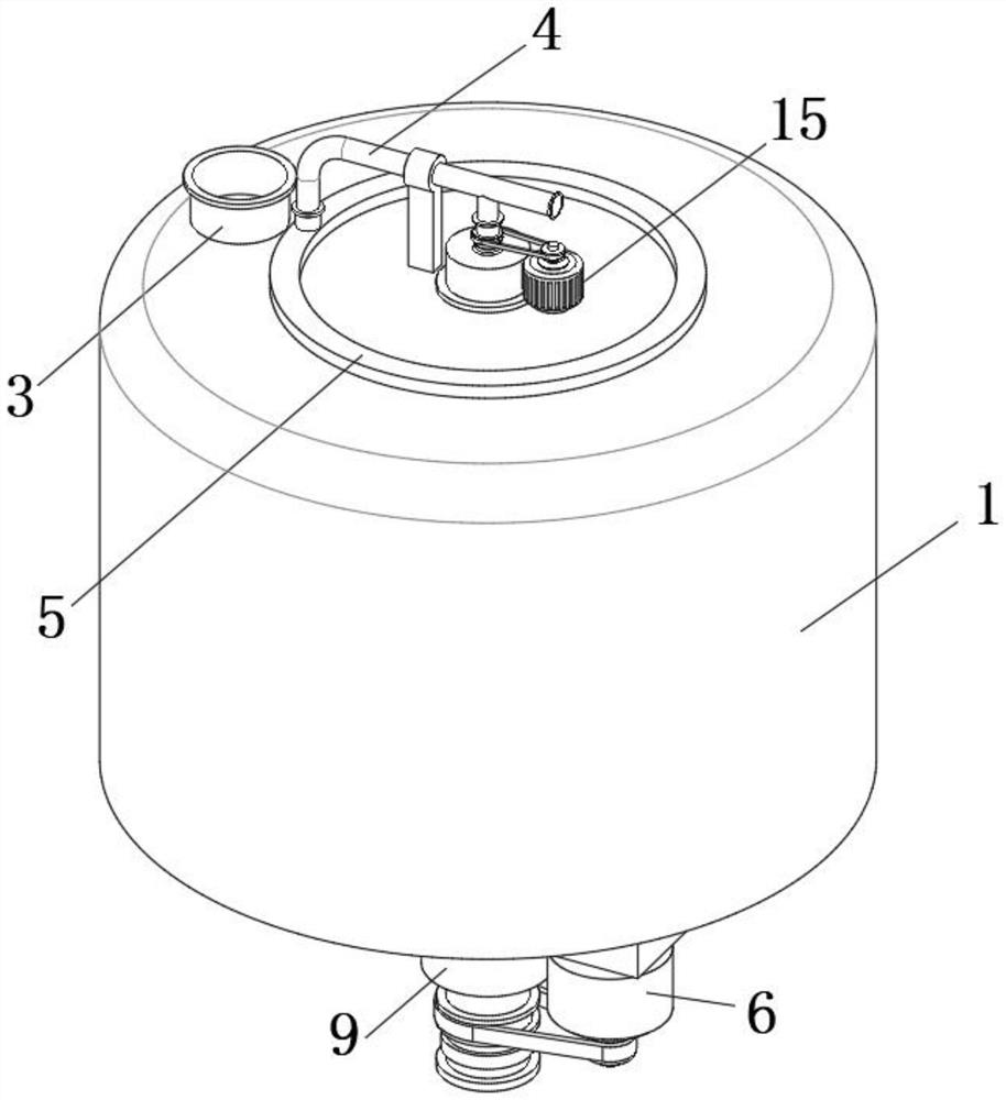 Cereal-storing integrated device based on drying equipment