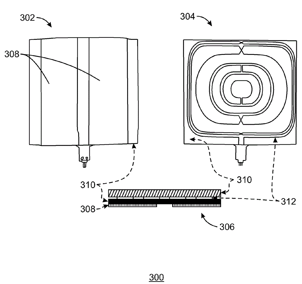 Capacitive element coupling in wireless power