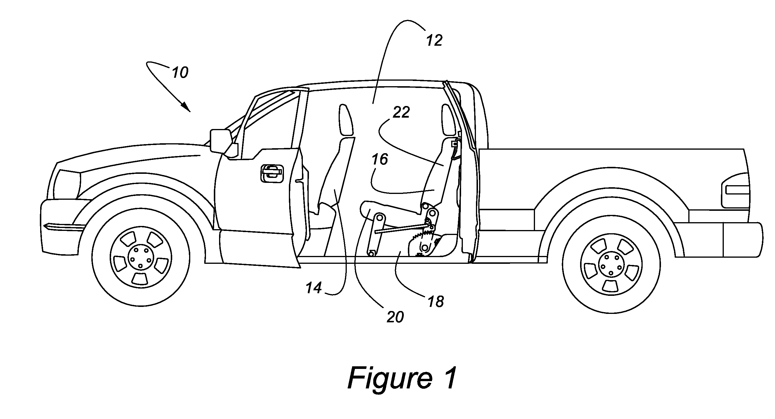 Reclining rear seat for vehicle having four-bar link
