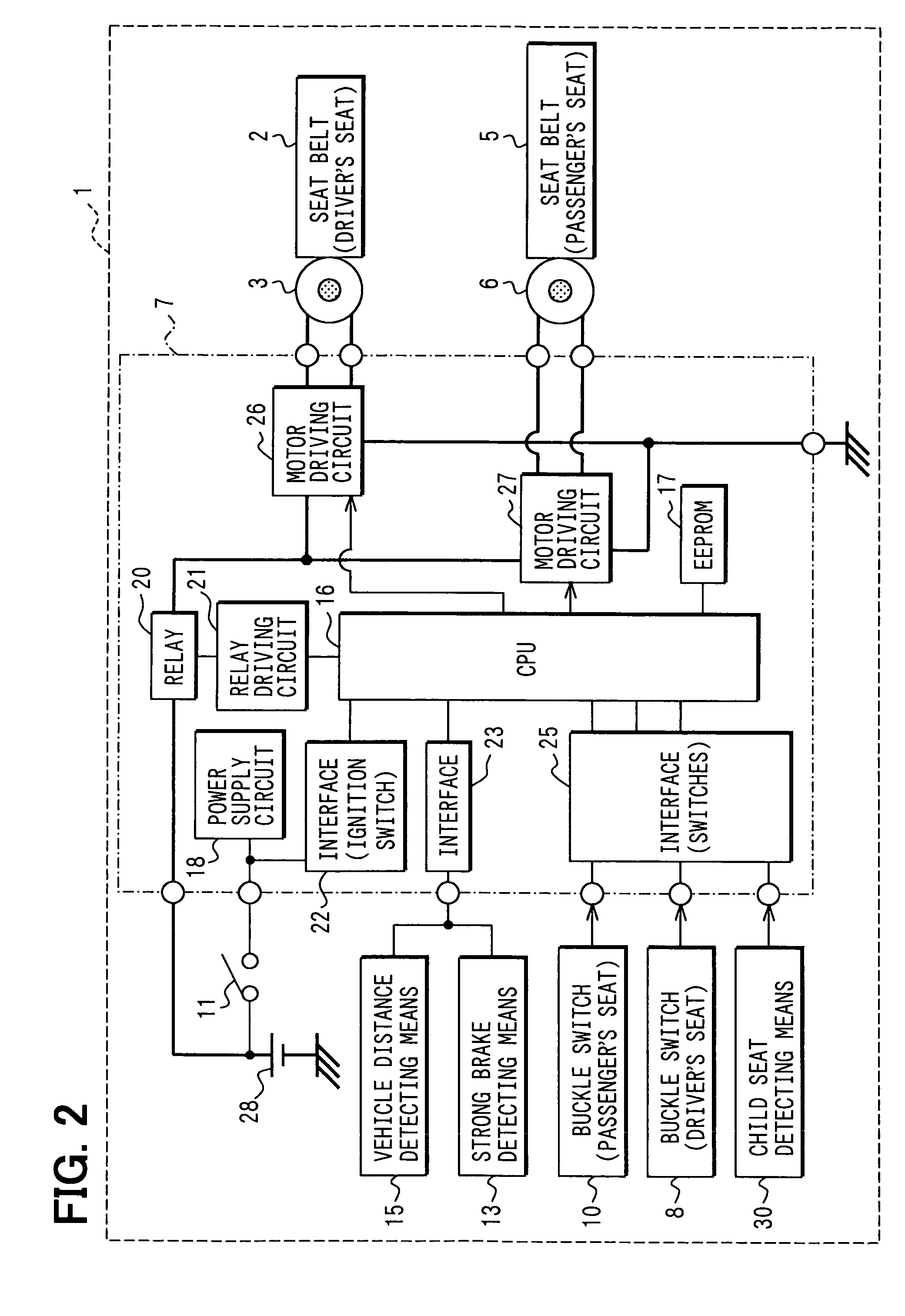 Seat belt apparatus