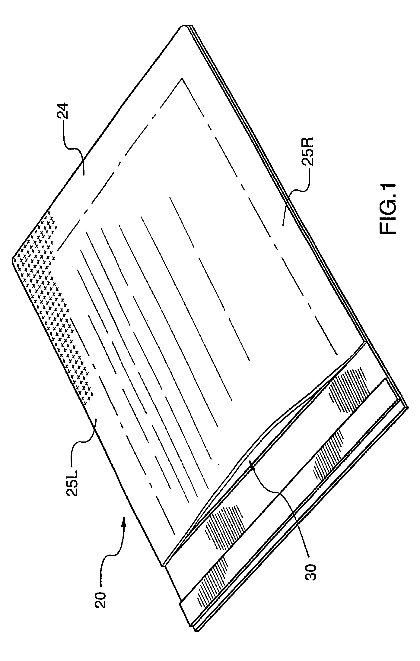 Procedure of attaching sheets and padded envelope