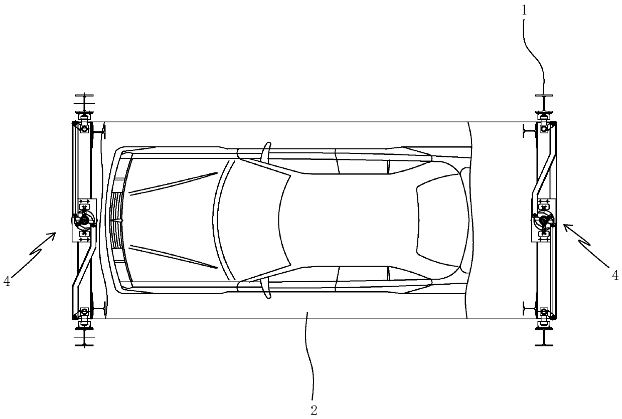 A mechanical forced leveling device